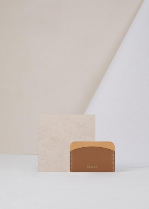 Polène Card Holder Pung Khaki | ZUCQGS834